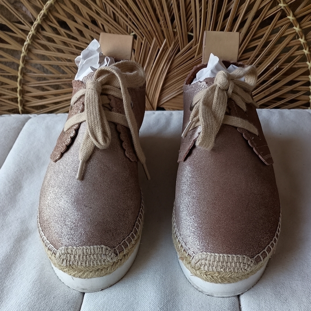 See By Chloe Metallic Espadrille Sneakers_39 - Picture 3 of 10